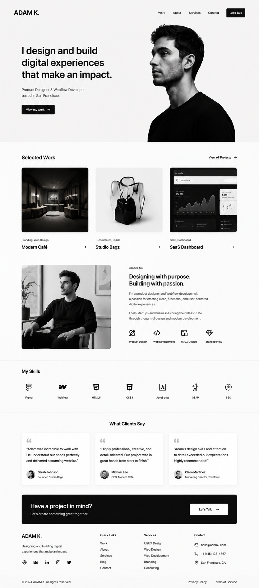 Adam K. Portfolio